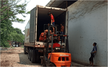 ekspor kelapa semi-husked coconut ke thailand